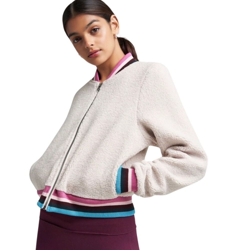 Spiritual Gangster Faux Furry Bomber Jacket